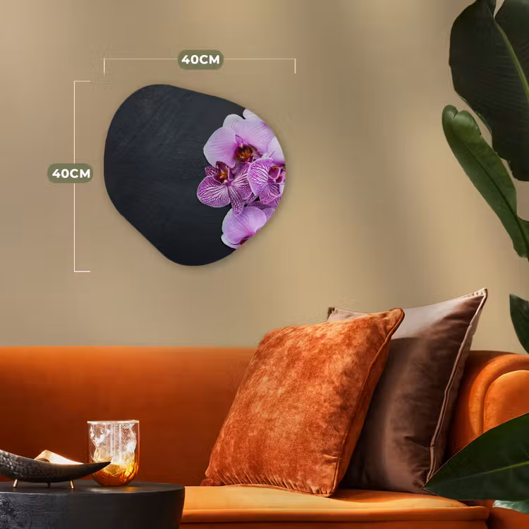 Organisch schilderij - Forex - Orchidee - Bloemen - Roze - Flora — 4