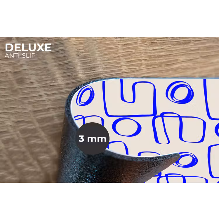 Placemat - 6 stuks - Blauw - Patroon - Beige - Abstract — 4