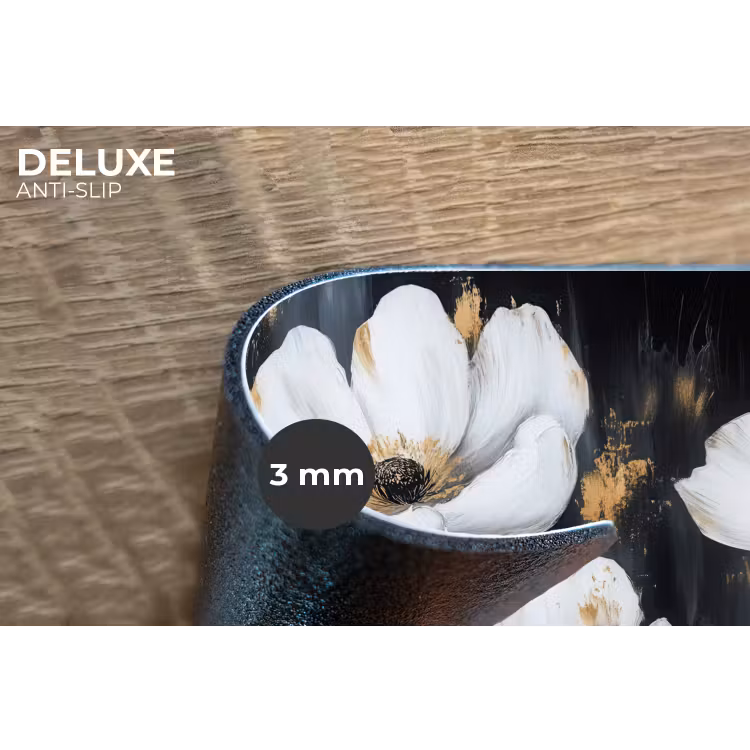 Placemat - 6 stuks - Bloemen - Wit - Abstract — 4