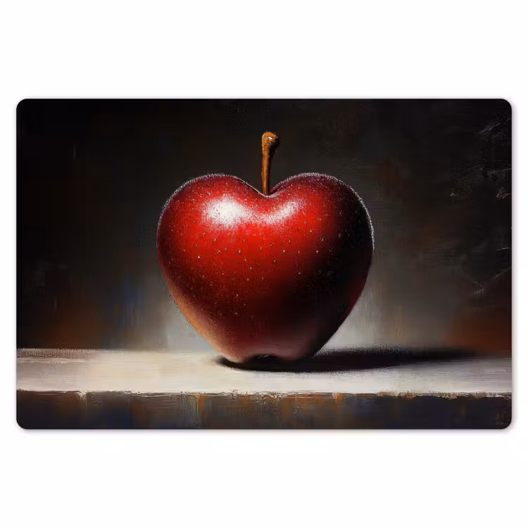 Placemat - 6 stuks - Apple - Hart - Rood — 7