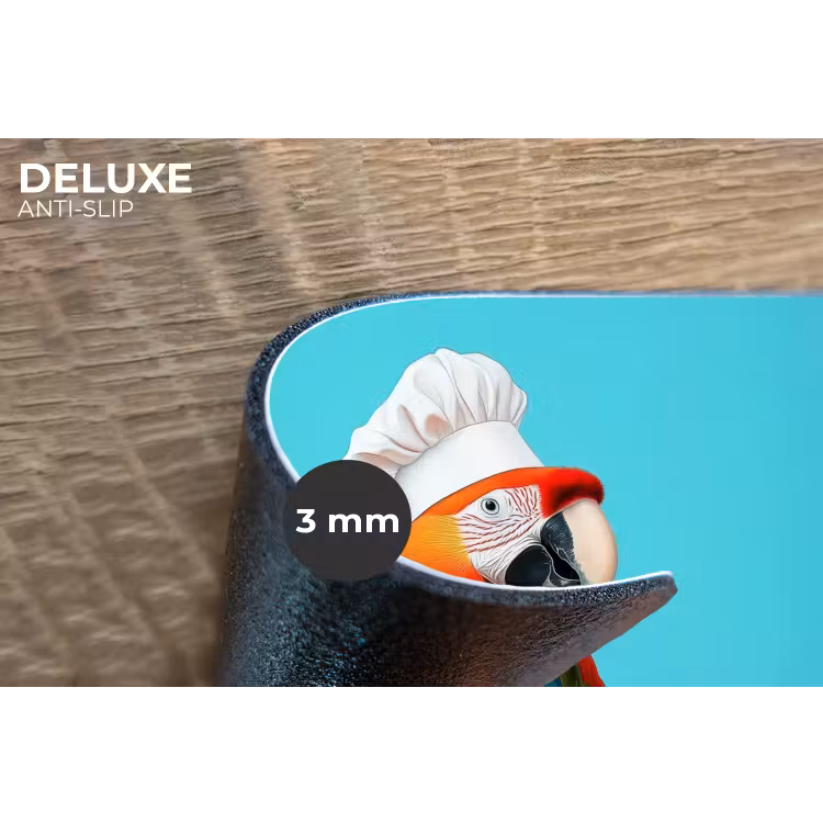 Placemat - 6 stuks - Ara - Koksmuts - Sokkel - Grappig — 4