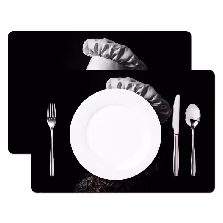 Placemat - 6 stuks - Arend -Amerika - Koksmuts - Vogel - Stoer — 2