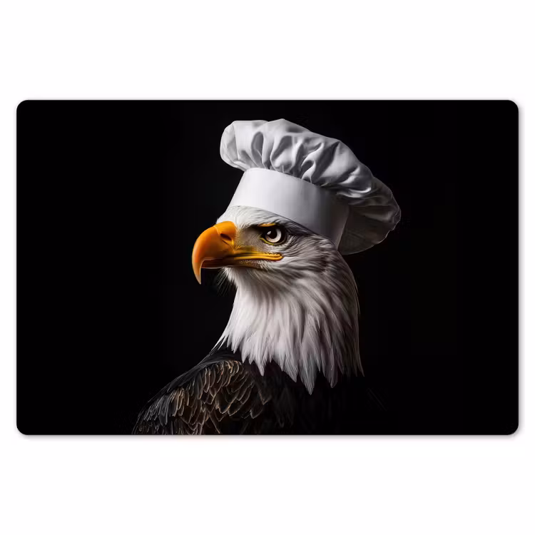 Placemat - 6 stuks - Arend -Amerika - Koksmuts - Vogel - Stoer — 7
