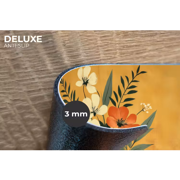 Placemat - 6 stuks - Bladeren - Boeket - Bloemen - Geel — 4