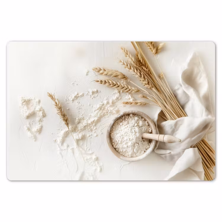 Placemat - 6 stuks - Bloem - Hout - Tarwe — 7