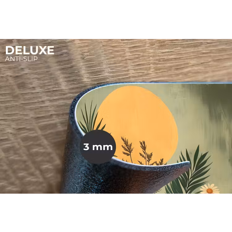 Placemat - 6 stuks - Bloemen - Bladeren - Zon - Groen — 4