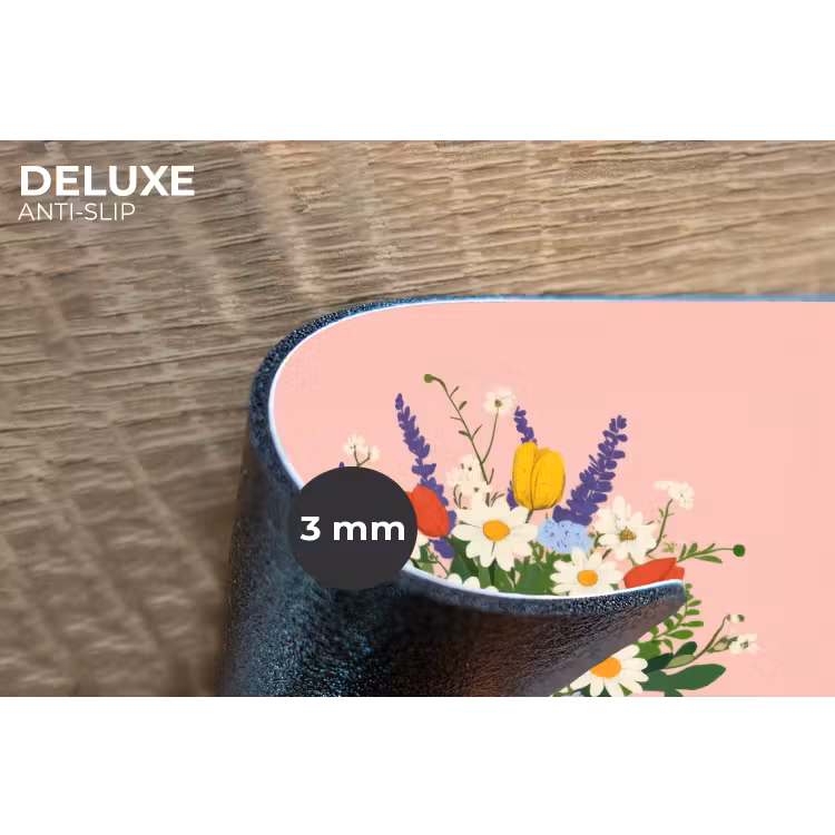 Placemat - 6 stuks - Bloemen - Lint - Kaartje — 4