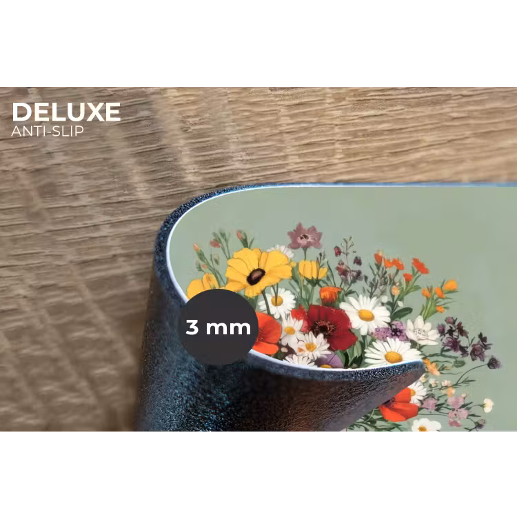 Placemat - 6 stuks - Bloemen - Vaas - Kaartje — 4