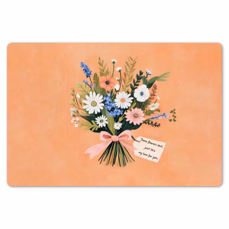 Placemat - 6 stuks - Boeket - Strikje - Quote — 7