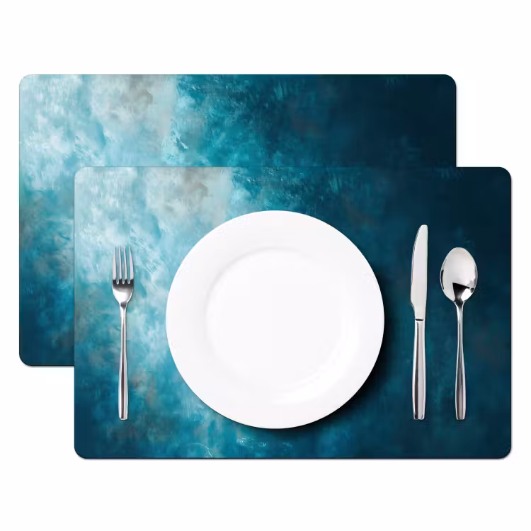Placemat - 6 stuks - Bootje - Water - Blauw — 2