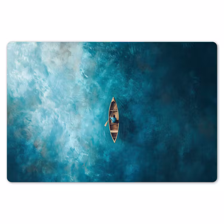 Placemat - 6 stuks - Bootje - Water - Blauw — 7