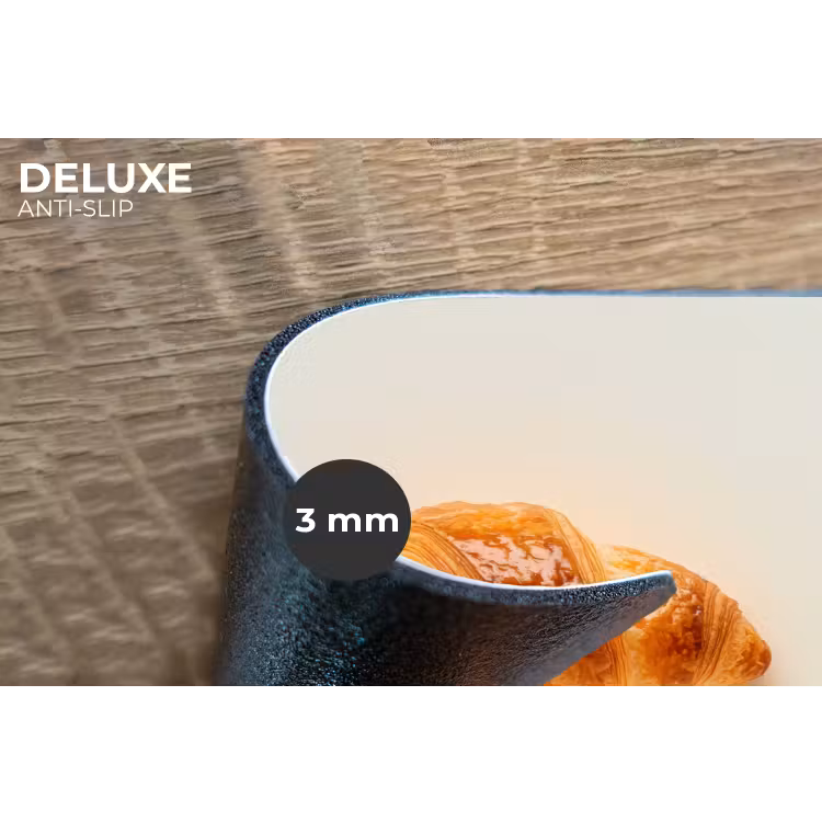 Placemat - 6 stuks - Croissant - Brood - Beige — 4