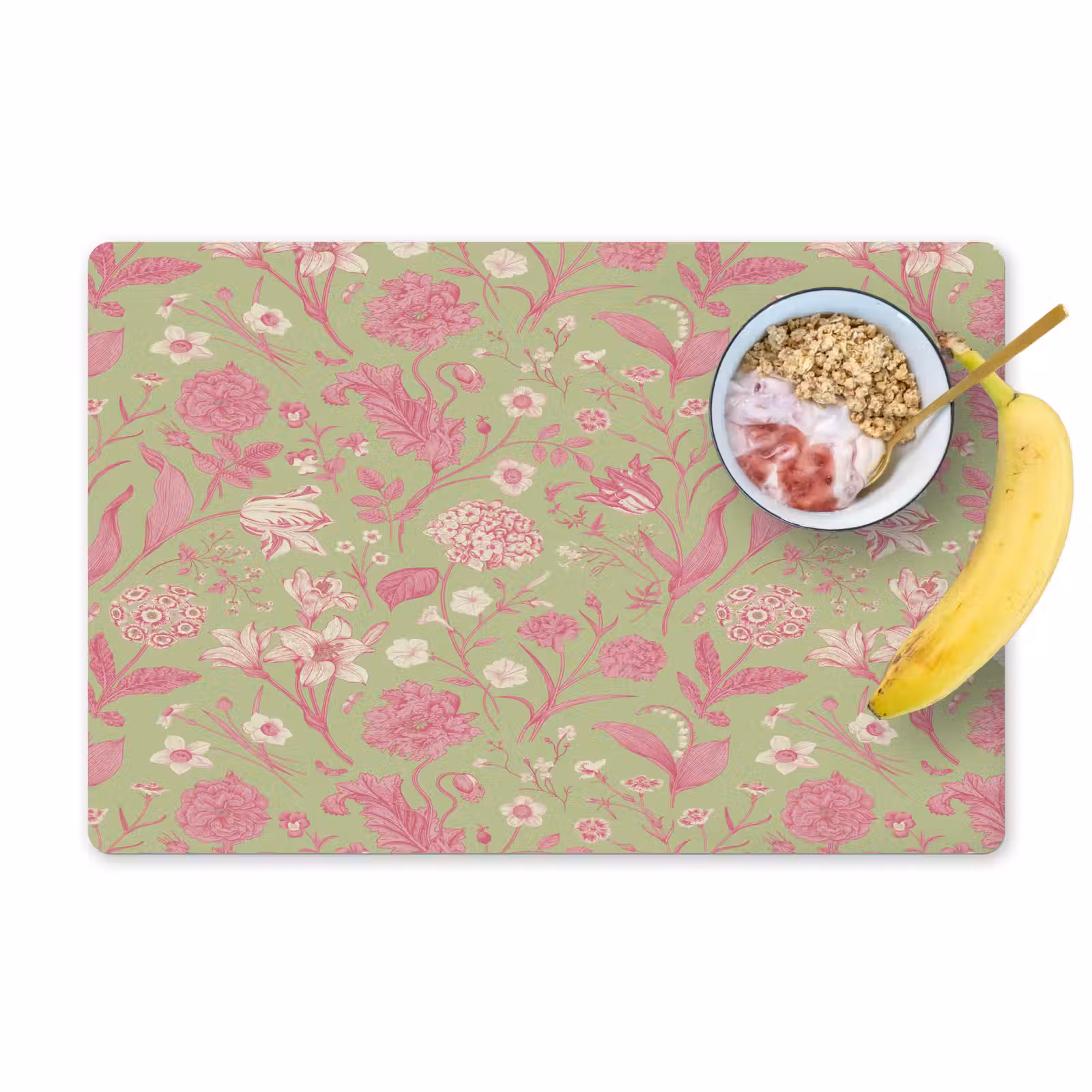 Placemat - 6 stuks - Classic - Pink - Mint — 1