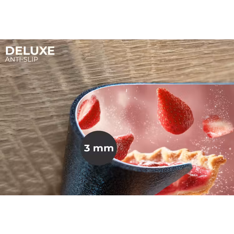 Placemat - 6 stuks - Aardbei - Taart- Eten - Roze — 4