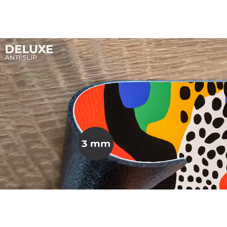 Placemat - 6 stuks - Abstract - Vormen - Kleuren - Stippen — 4