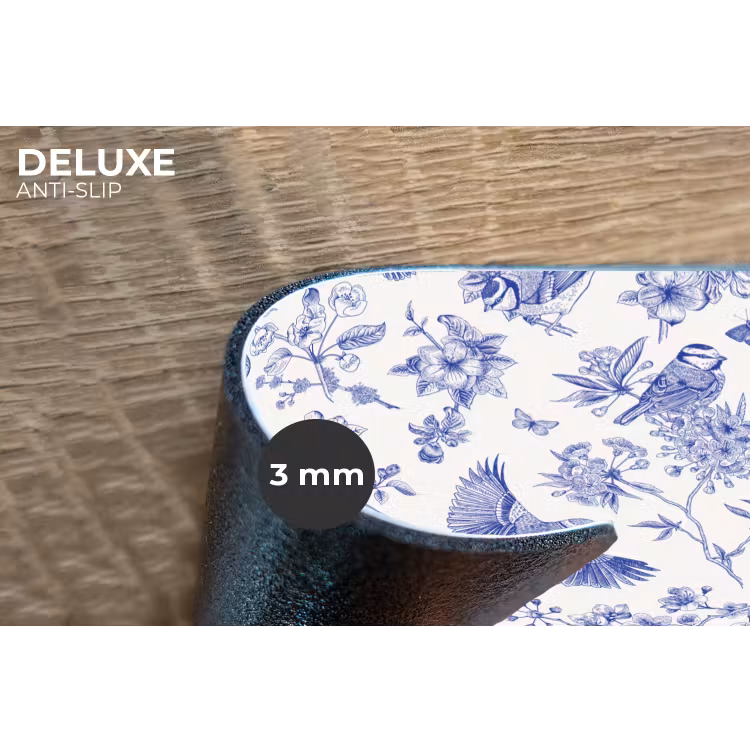 Placemat - 6 stuks - Birds - Flowers - Blue — 4