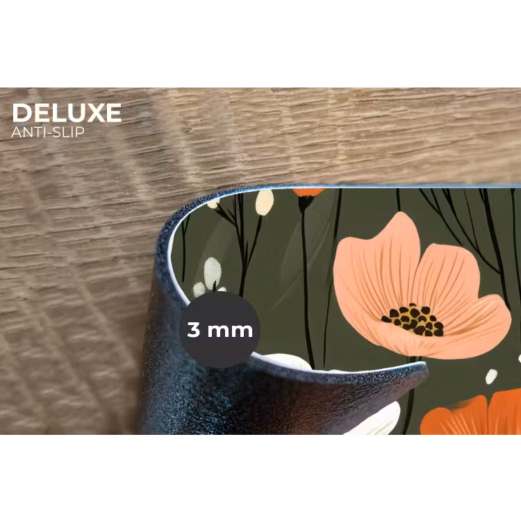 Placemat - 6 stuks - Bloemen - Illustratie - Groen — 4
