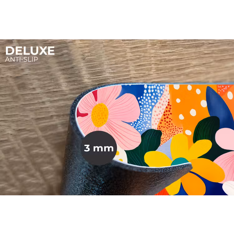 Placemat - 6 stuks - Bloemen - Kleurrijk - Stippen — 4