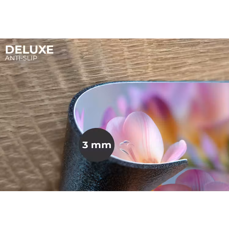 Placemat - 6 stuks - Bloemen - Paars - Overloop - Meeldraden — 4