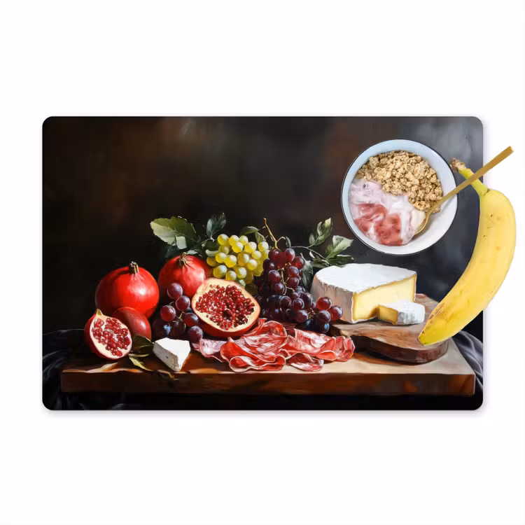 Placemat - 6 stuks - Borrelplank - Stilleven - Vintage — 1