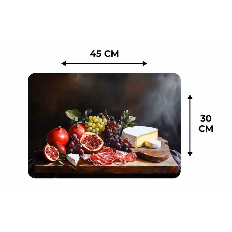 Placemat - 6 stuks - Borrelplank - Stilleven - Vintage — 3
