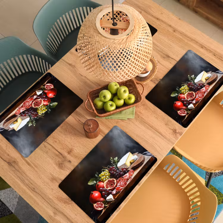Placemat - 6 stuks - Borrelplank - Stilleven - Vintage — 6
