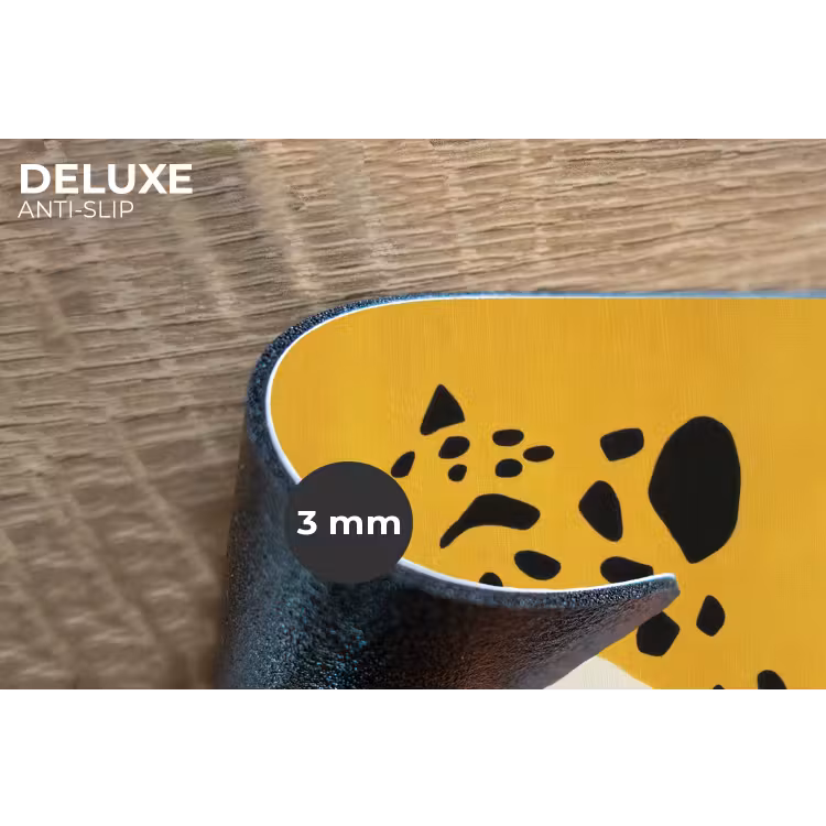 Placemat - 6 stuks - Cheetah - Illustratie - Geel — 4