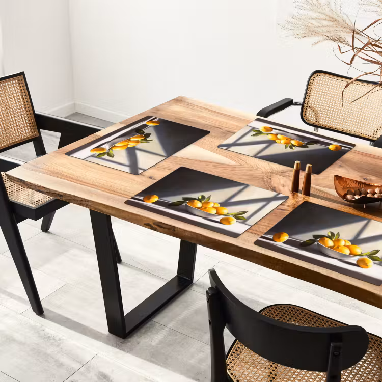Placemat - 6 stuks - Citroenen - Stilleven - Geel — 5