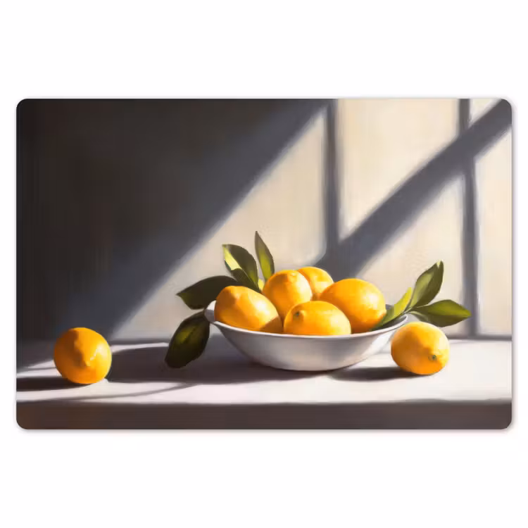 Placemat - 6 stuks - Citroenen - Stilleven - Geel — 7