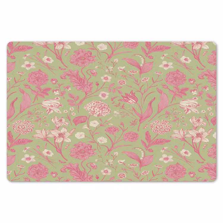 Placemat - 6 stuks - Classic - Pink - Mint — 7