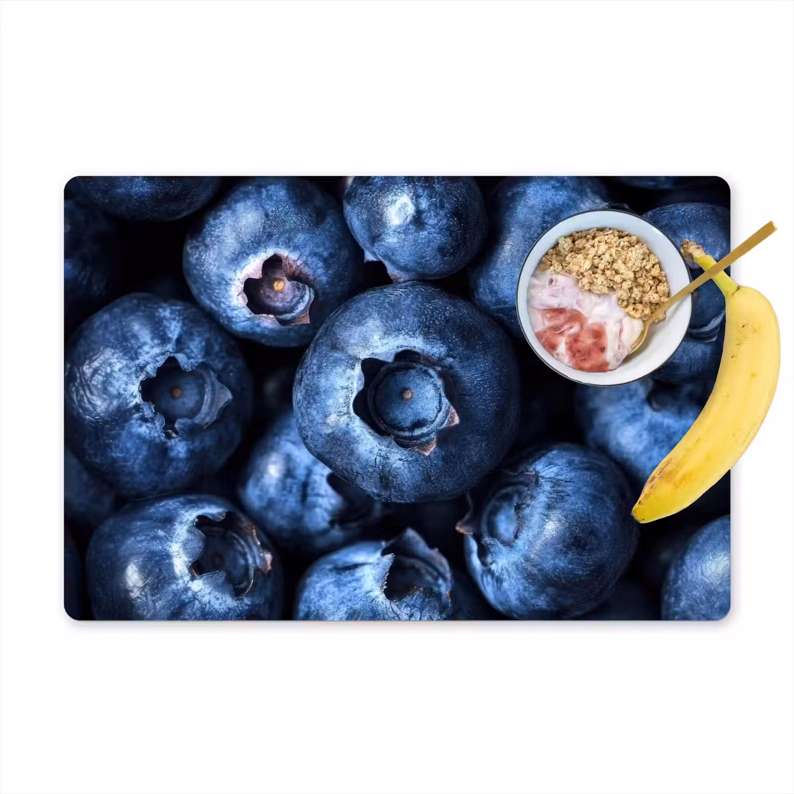 Placemat - 6 stuks - Bessen - Blauw - Fruit — 1