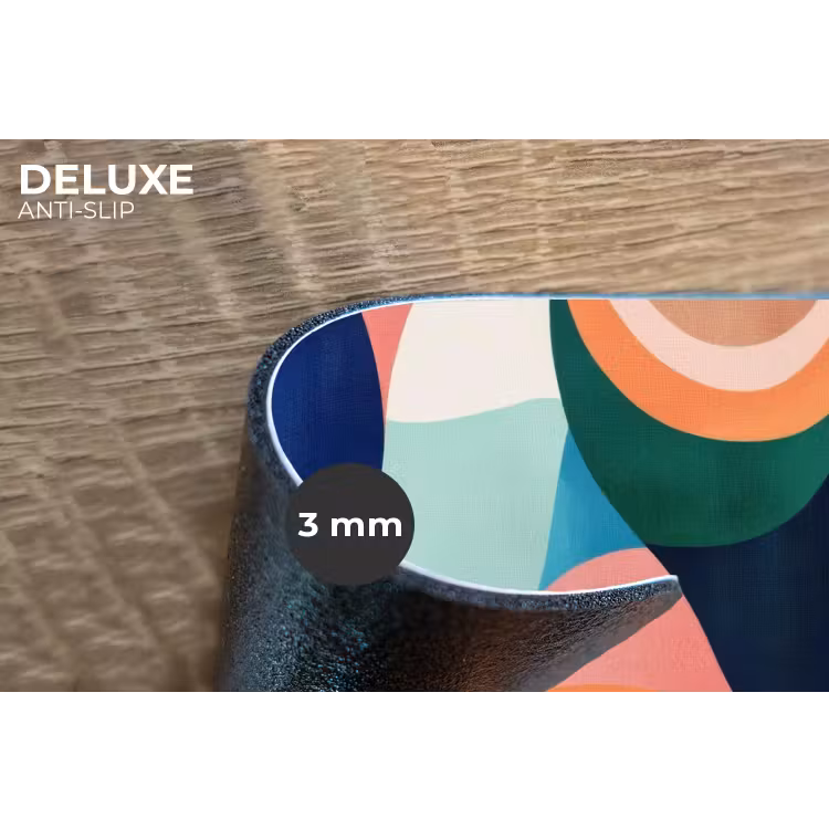 Placemat - 6 stuks - Abstract - Blauw - Roze — 4