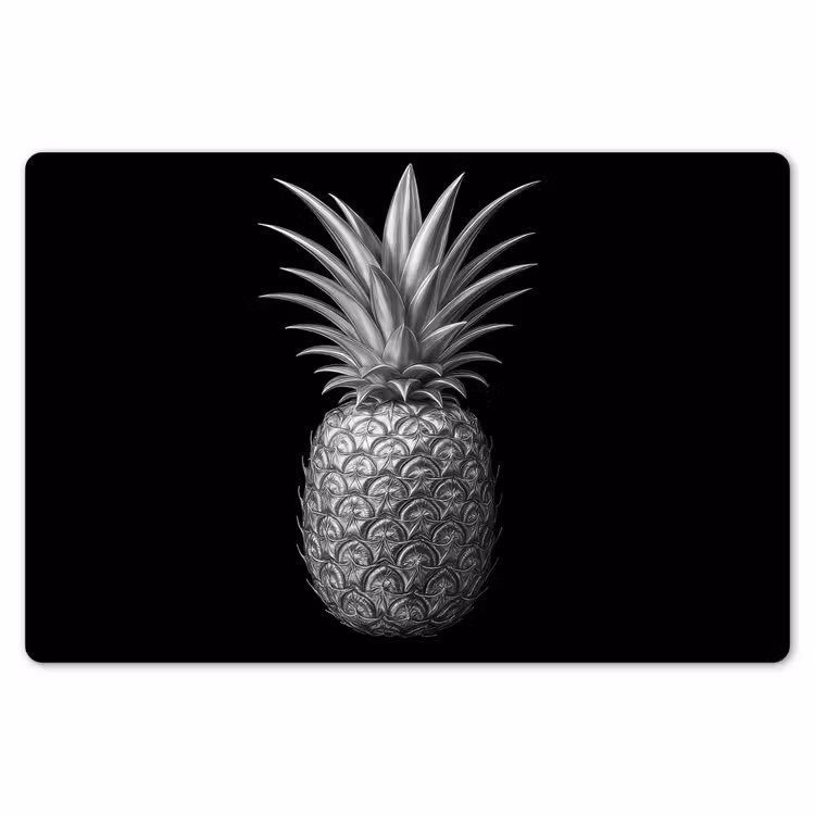 Placemat - 6 stuks - Ananas - Gedetailleerd - Bladeren — 7