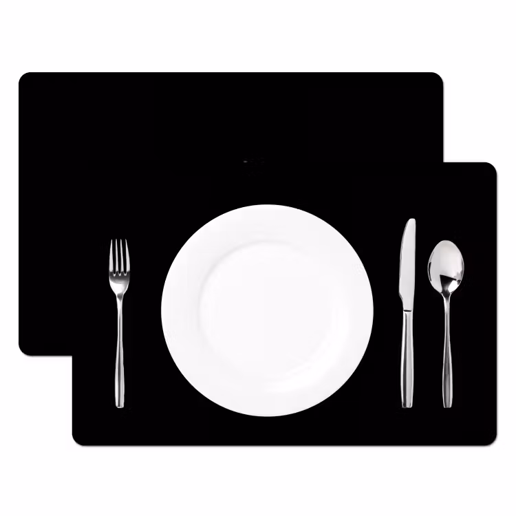 Placemat - 6 stuks - Appel - Metallic - Symmetrisch — 2