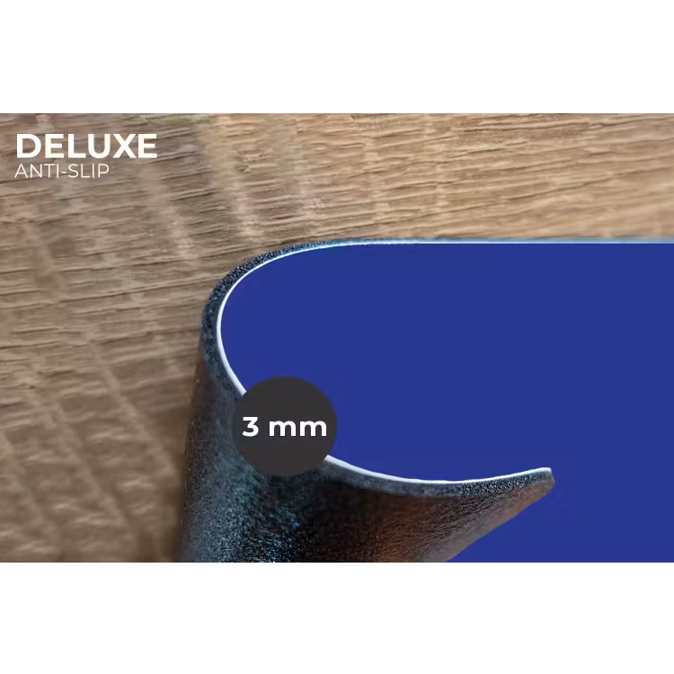 Placemat - 6 stuks - Blauw - Effen kleur - Donkerblauw — 4