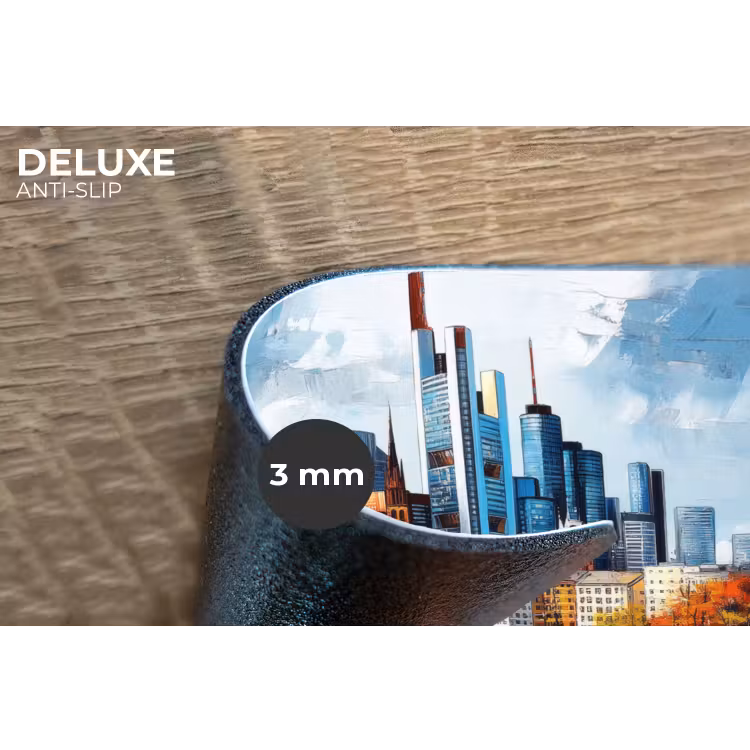 Placemat - 6 stuks - Bomen Frankfurt- Stad - Skyline - Brug — 4