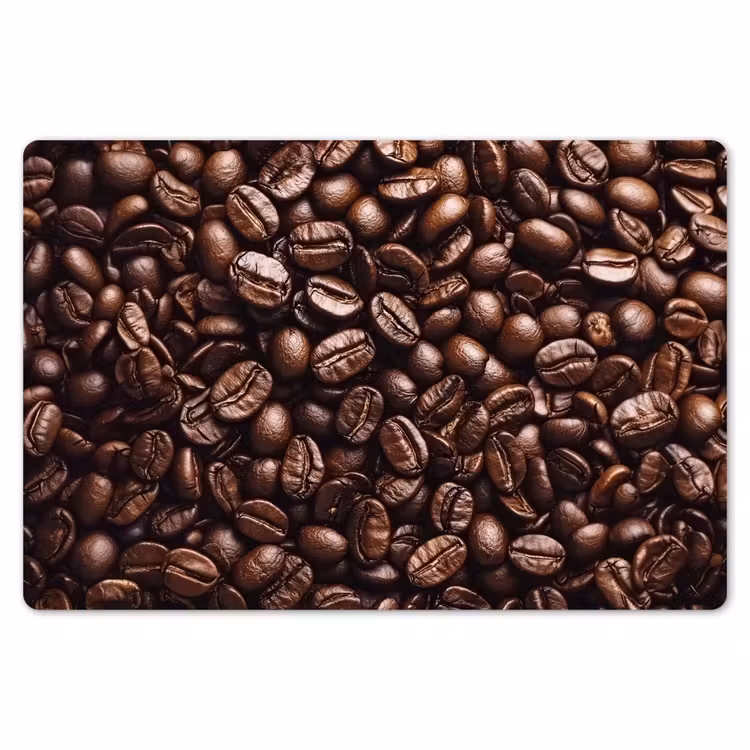 Placemat - 6 stuks - Bonen - Close-up - Donkerbruin — 7