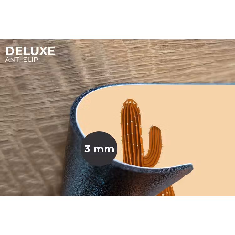 Placemat - 6 stuks - Cactus - Woestijn - Zand - Bruin — 4