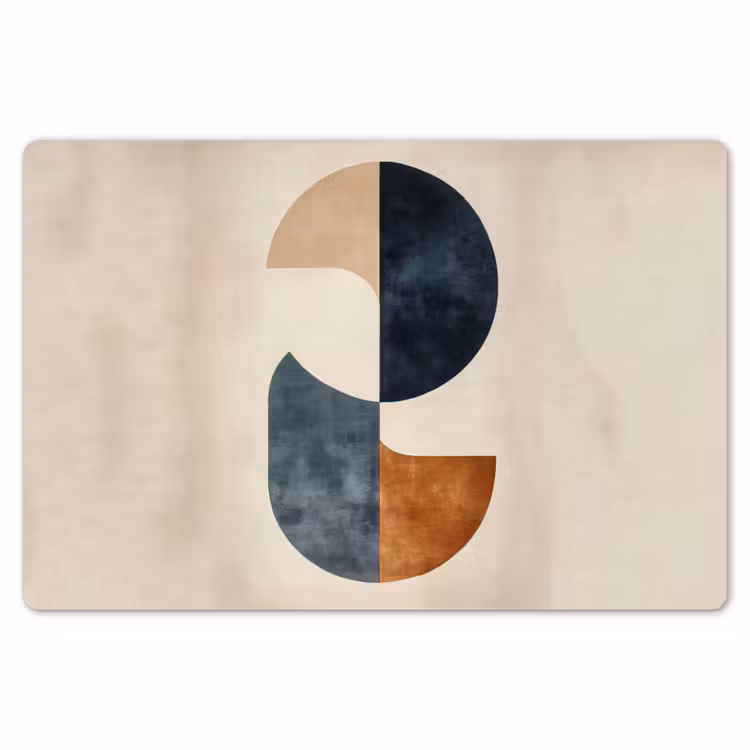 Placemat - 6 stuks - Cirkels - Abstract - Kleurrijk — 7