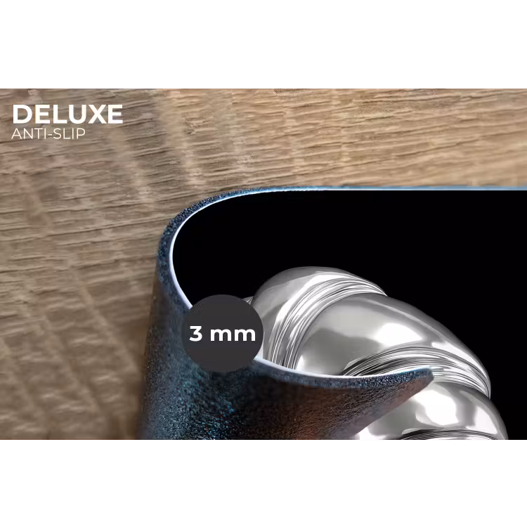 Placemat - 6 stuks - Croissant - Metaal - Zilver — 4