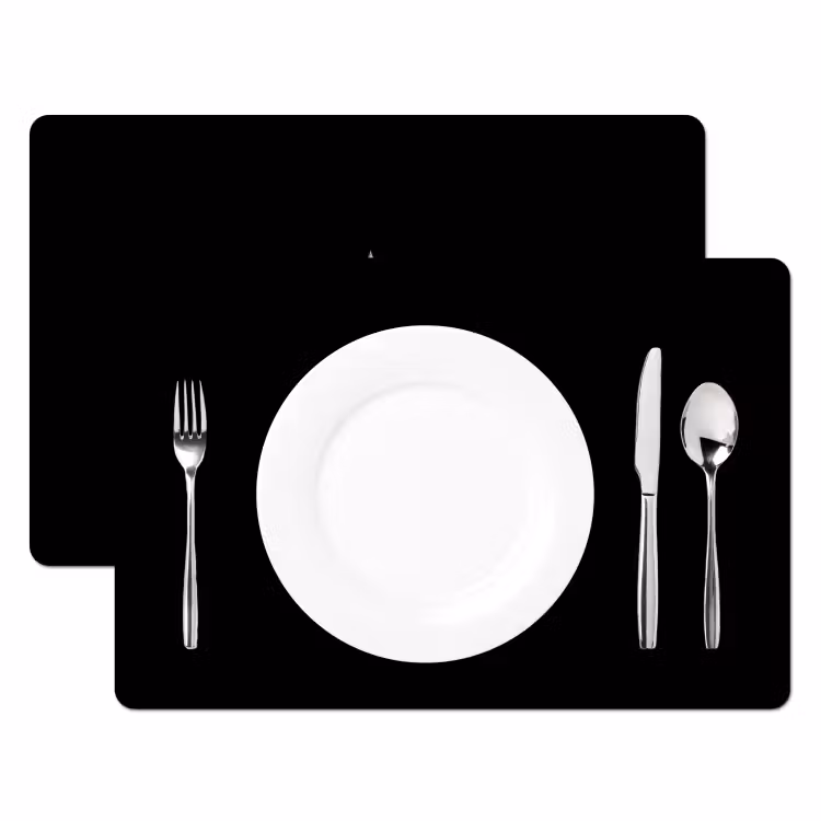 Placemat - 6 stuks - Cupcake - Luxueus - Zilver — 2