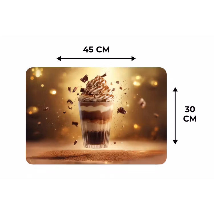 Placemat - 6 stuks - Dessert - Chocolade - Zoet - Eten — 3