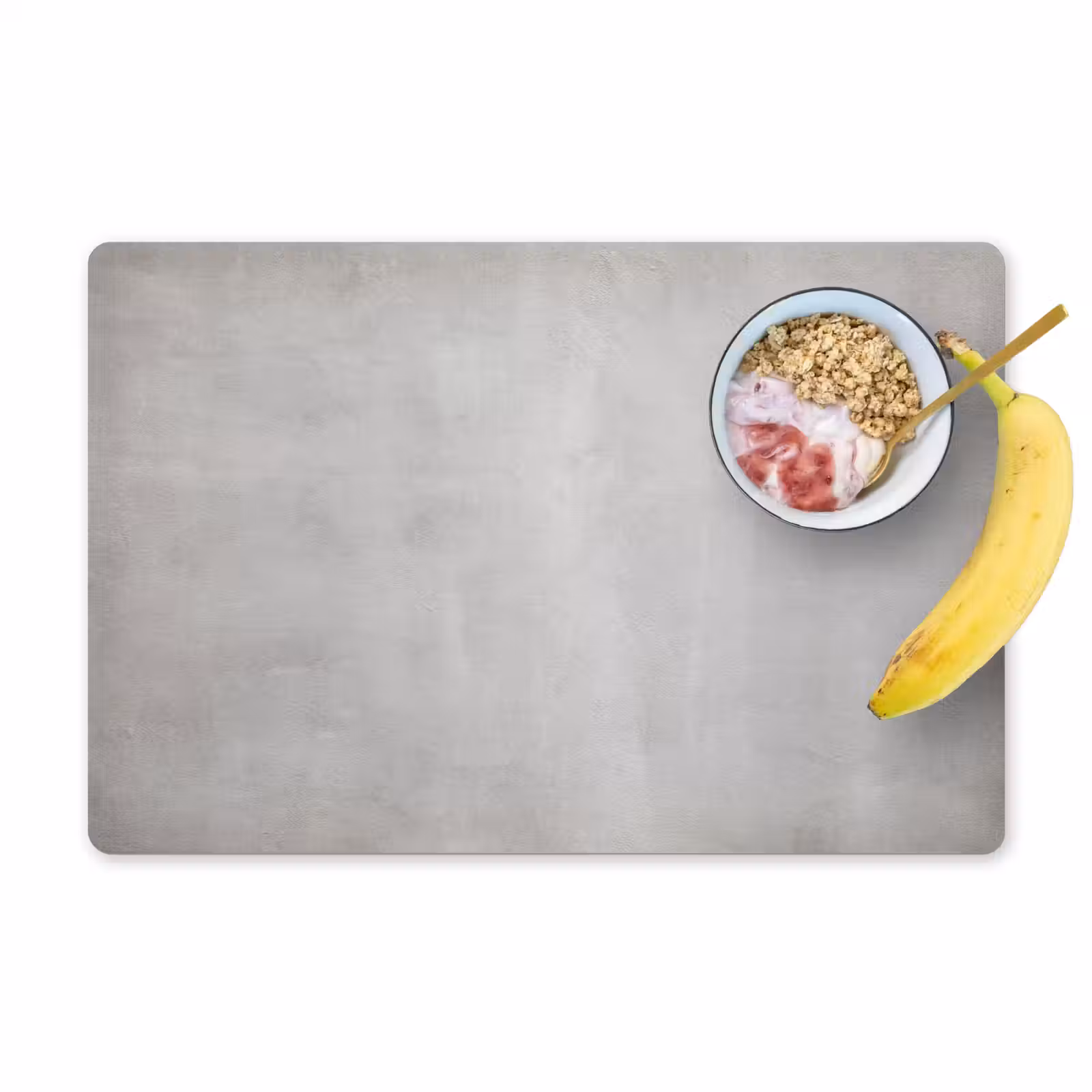 Placemat - 6 stuks - Beton - Grijs - Cement - Industrieel - Structuur — 1