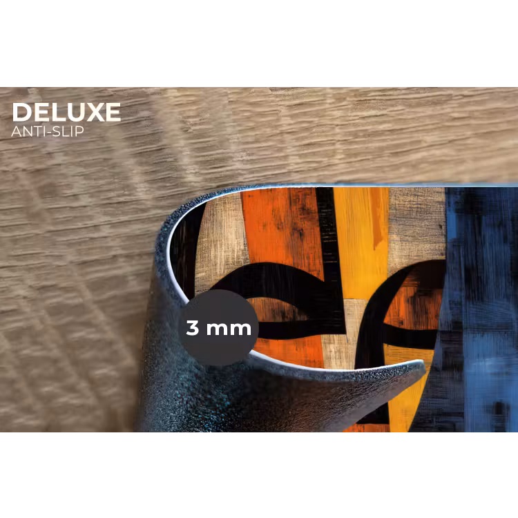 Placemat - 6 stuks - Abstract - Portret - Kleurvakken — 4