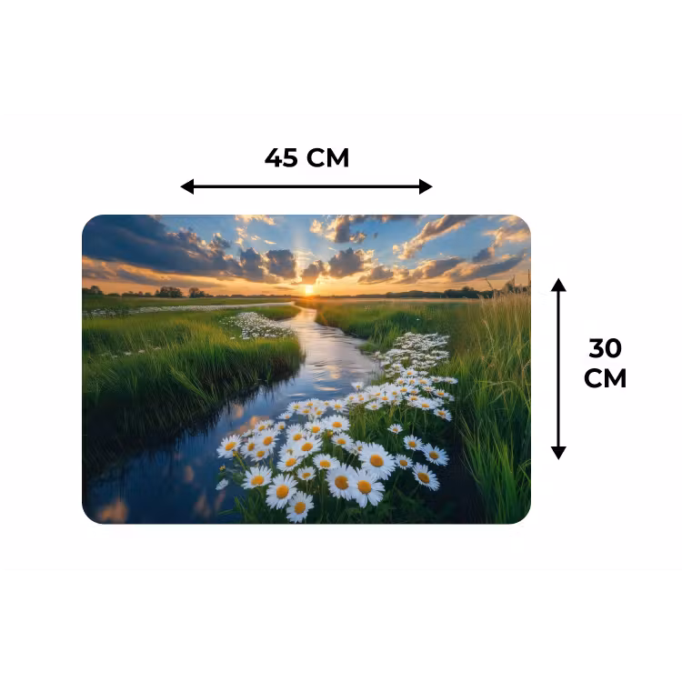 Placemat - 6 stuks - Beekje - Landschap - Margriet — 3