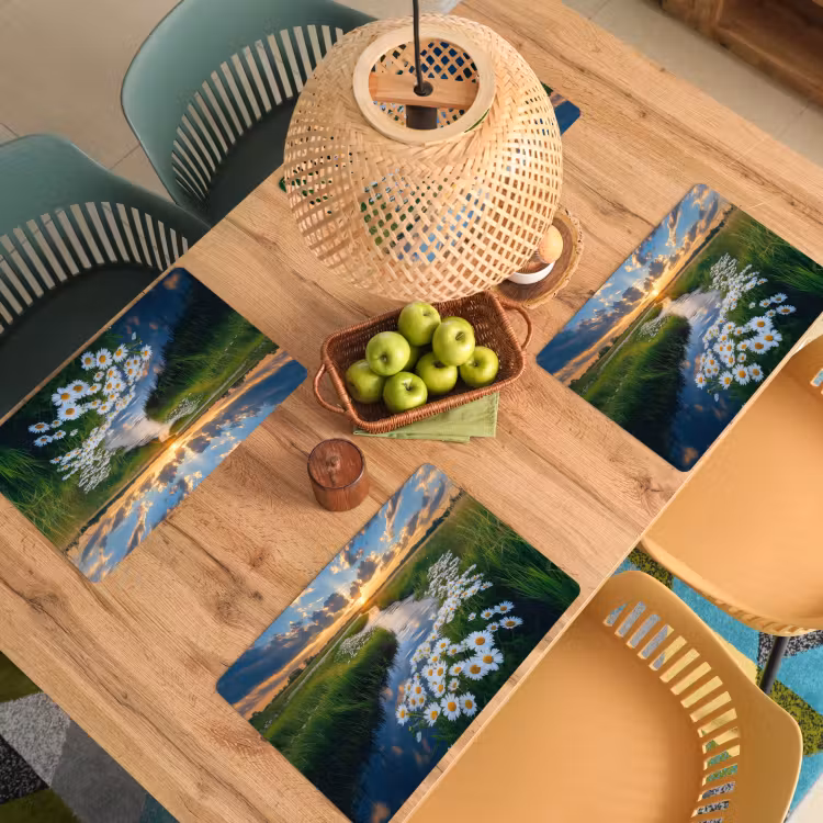 Placemat - 6 stuks - Beekje - Landschap - Margriet — 6