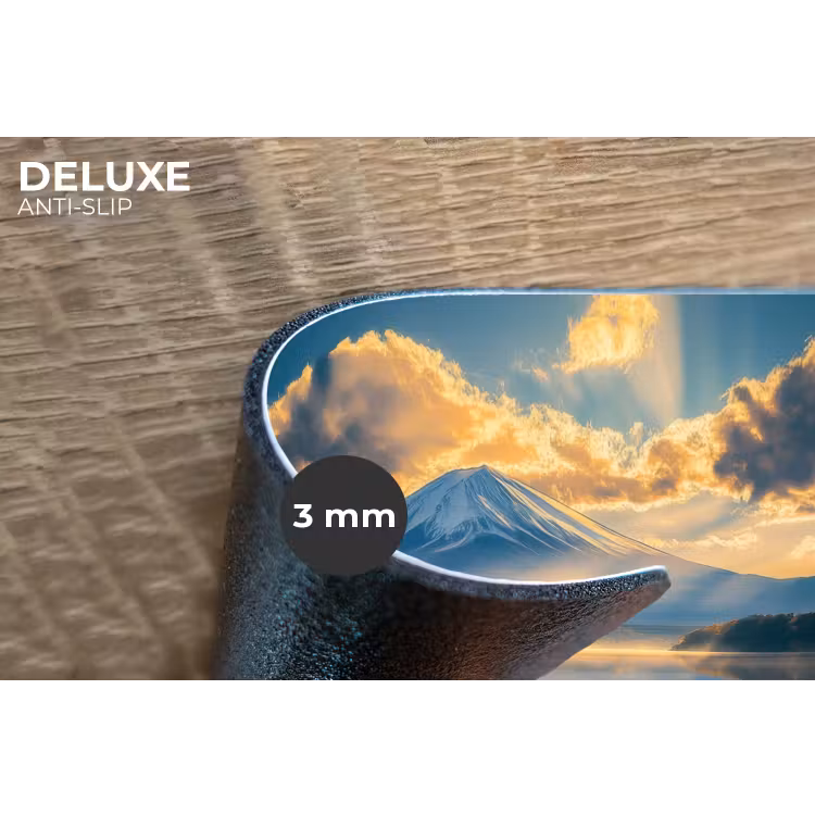 Placemat - 6 stuks - Berg - Rivier - Zonsondergang — 4