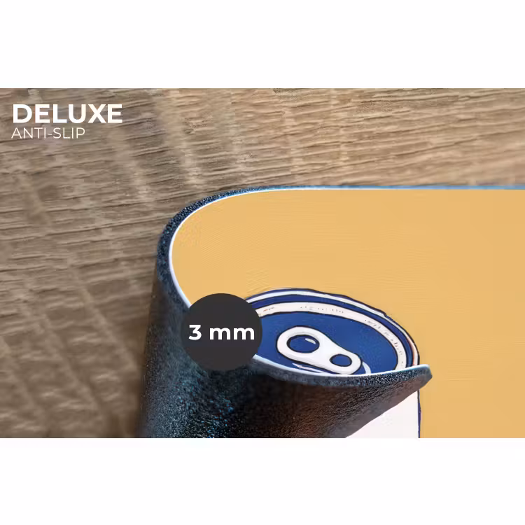 Placemat - 6 stuks - Blikje - Minimalistisch - Blauw - Illustratie — 4