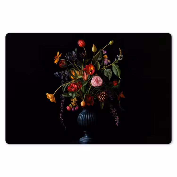Placemat - 6 stuks - Bloemen - Bessen - Klassiek — 7