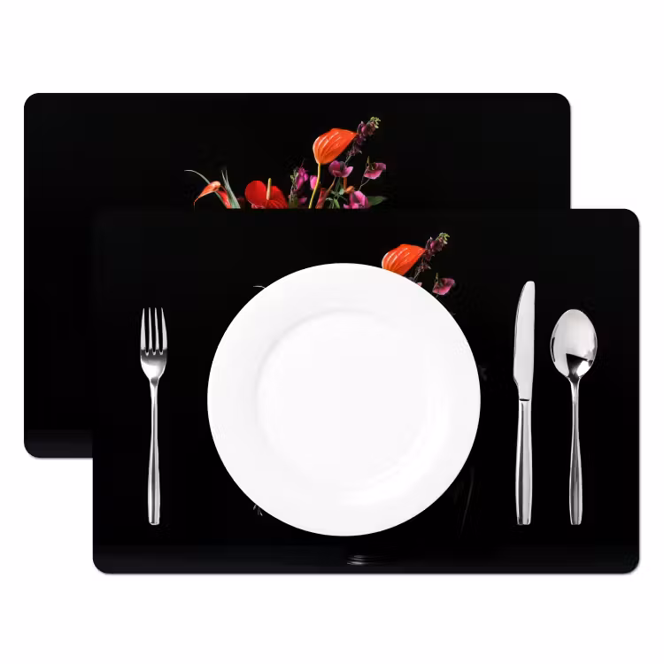 Placemat - 6 stuks - Bloemen - Boeket - Sierlijk — 2